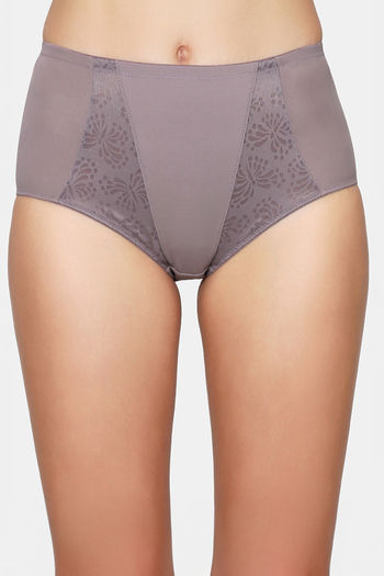 Buy Triumph High Rise Full Coverage Hipster Panty - Pigeon Grey